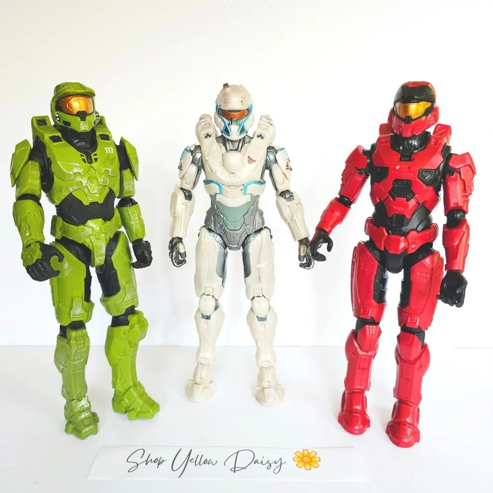 Modern Halo Infinite Master Chief and Spartan 12 Inch Action Figure Lot‎ Gaming